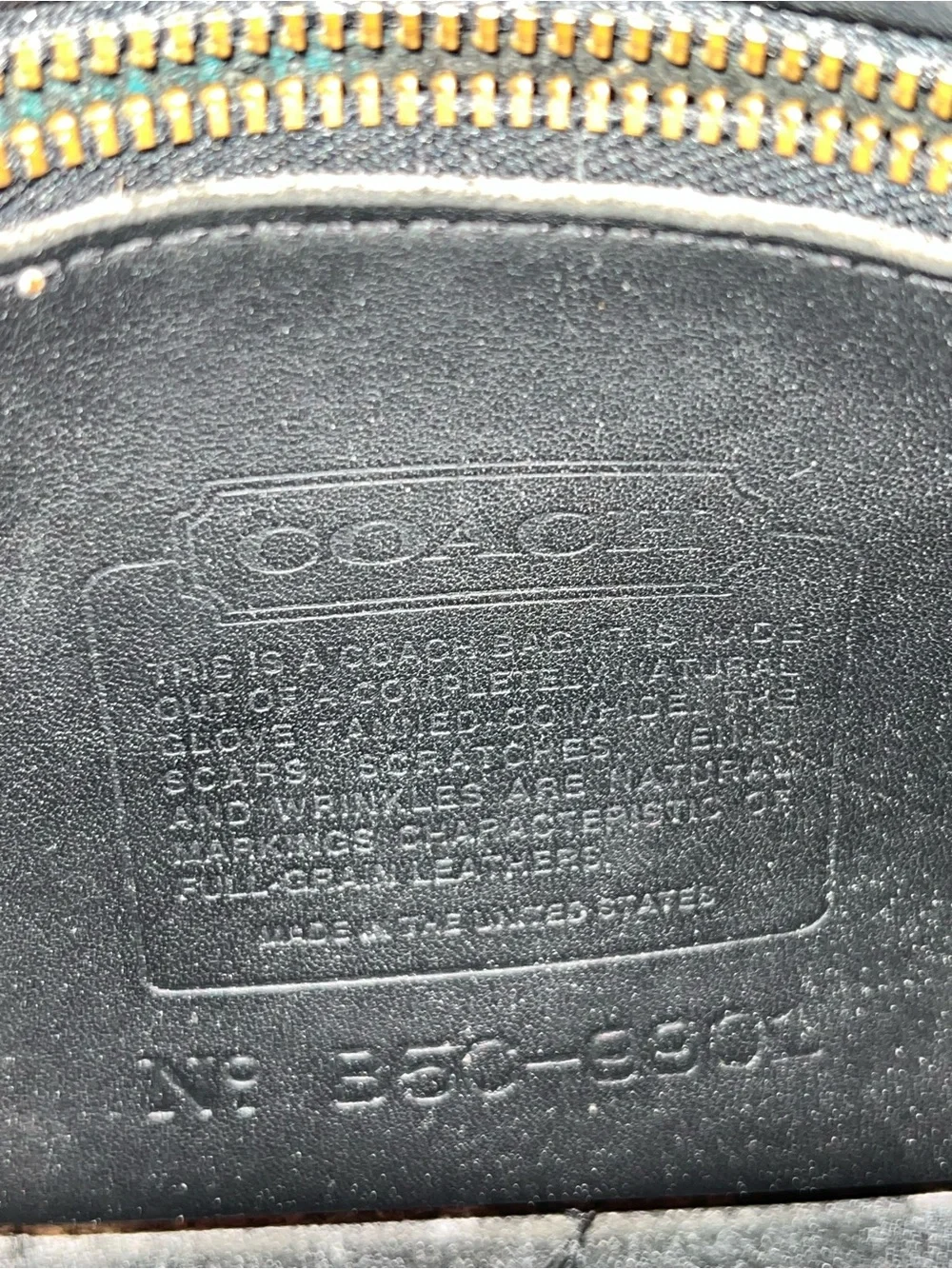 Vintage Leather Coach Purse